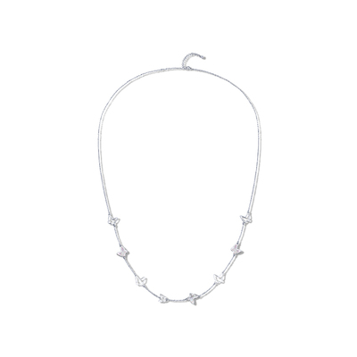 伊泰莲娜合金粉红贝百搭毛衣链