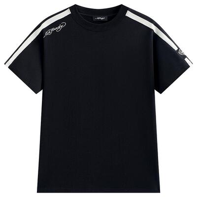 【任贤齐同款】Ed Har流行dy埃德哈迪夏季男士宽松落肩短袖T恤