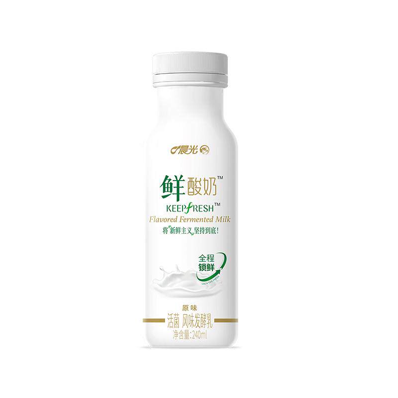 晨光酸奶活菌风味发酵乳低温