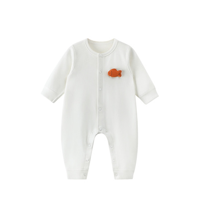 婴儿纯棉连体衣春秋款