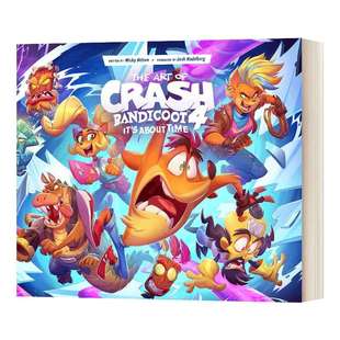 英文原版 精装 The Art of Crash Bandicoot 4 It's About Time 美版古惑狼4 时机已到 游戏设定集 英文版 进口英语原版书籍