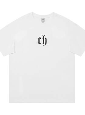 ChinismCAS美式字母短袖T恤宽松