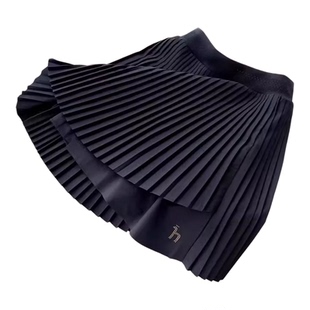 女童半身裙夏装百褶裙2025新款中大儿童速干冰丝网球裙女宝宝短裙