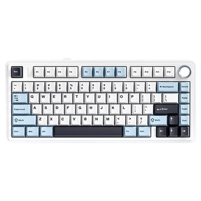 狼蛛【当天发】F75客制化机械键盘无线有线三模电竞游戏办公键盘