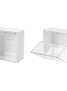 冰箱磁吸收纳盒正方形翻盖磁铁