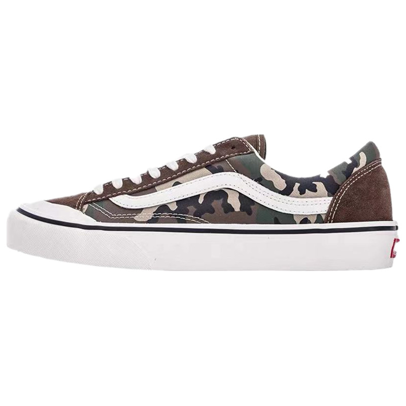 VANS Style 36 SF 迷彩军绿色男女板鞋低帮帆布鞋 VN0A3ZCJTX0