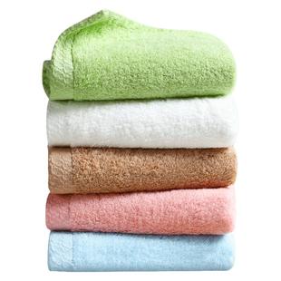 hayashi 日本进口今治毛巾纯色轻薄柔软亲肤儿童纯棉洗脸家用面巾