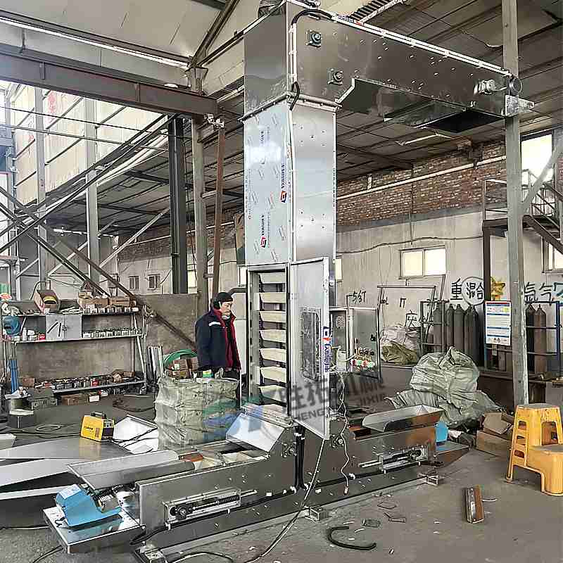 Z型提升机耐火材料垂直斗提机化工颗粒连续斗式上料机料斗输送机