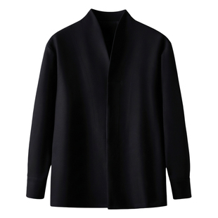 男生新中式衬衣中国风外套春夏男2026新款国风道袍衬衫大码上衣男