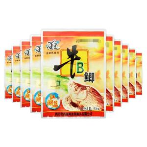 【畅销10年】西部风牛b鲫鲤粉野钓小药窝料泡酒米添加剂VB鱼味精