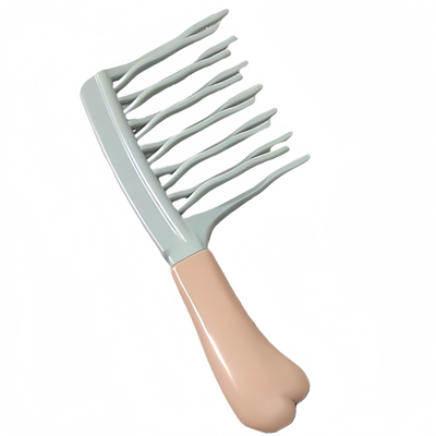 双排波浪大齿梳卷发梳