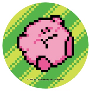 麻吉卡露星之卡比徽章吧唧表情动态光栅双闪二次元动漫周边正版