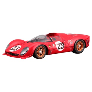 比美高1:24法拉利330 P4模型1967年勒芒复古赛车合金汽车玩具摆件