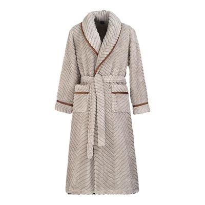 迅尔美冬季加厚加绒浴袍