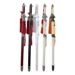 剑花练习剑龙头太极剑半硬剑武术训练剑剑舞专用剑古装道具未开刃