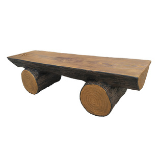 水泥仿木凳子仿树桩树墩景观座凳园林景区公园公共休息椅垃圾桶