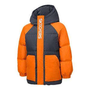 斯凯奇儿童三防加厚户外羽绒服