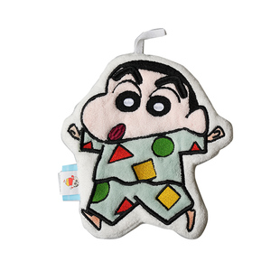 舍里蜡笔小新擦手巾可爱挂式吸水速干卫生间吸水不掉毛加厚擦手帕