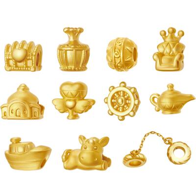 明牌珠宝足金一千零一夜手串