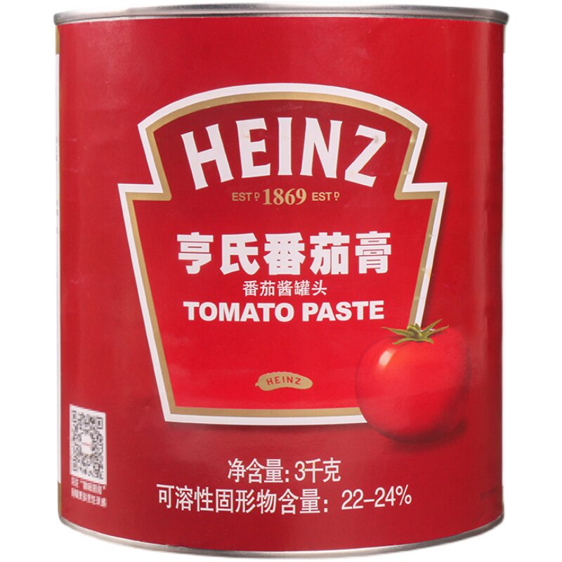 HEINZ亨氏番茄膏商用6罐整箱特惠