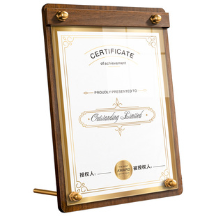 价格展示牌高档餐厅咖啡店菜单价目表立式桌牌亚克力A4台卡酒店收银前台标价台签立牌摆摊点餐广告架摆台定制