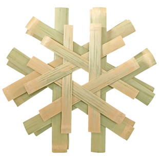 蒸笼竹垫竹制纯手工编织加厚竹蒸片天然竹屉子蒸毕家用竹篦子蒸架