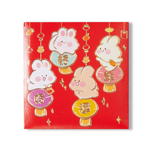 方形小红包可挑款式多款大吉大利新年压岁个性卡通可爱百元利是封