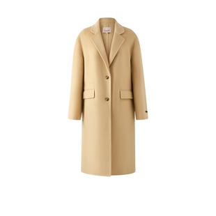 【100%美丽诺羊毛】Eland衣恋毛呢外套女长款加厚大衣2025冬新款