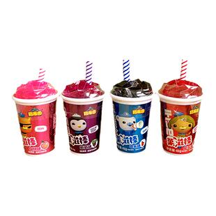 趣乐园海底小纵队菓滋棒水果味吸管糖果46g吸吸棒儿童零食百味棒