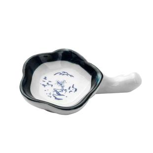 成竹堂墨碟陶瓷多功能水碟小号毛笔架子盛墨装墨笔添笔搁砚台笔洗墨盒墨池国画墨盘书法初学者工具用品免洗