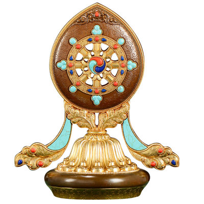 欧斯特八吉祥铜摆件七政宝