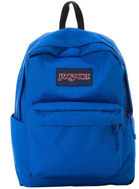 Jansport24年新款摆蓝克莱茵蓝电脑双肩背包初高中大学生书包通勤