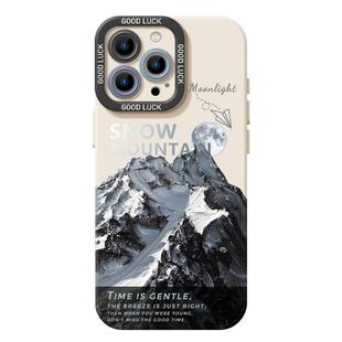 适用苹果16手机壳富士山iphone15promax雪山14plus冬天13mini情侣12新款11秋冬x小众8高级感17女xs硅胶7套xr