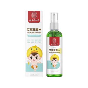 南京同仁堂洗澡艾草花露水夏季叮叮液婴儿儿童驱蚊精油贴泡澡散装