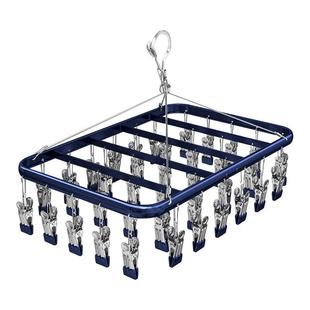 四万公里不锈钢袜子夹晾衣架20夹