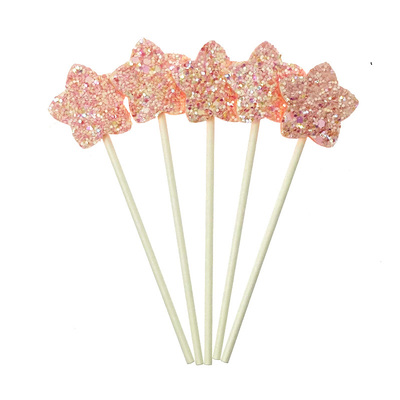 插牌爱心梦幻蓝色甜品台蛋糕装饰