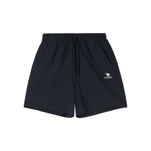 骆驼女装工装短裤2026夏季凉感薄款速干透气抗菌休闲运动五分短裤