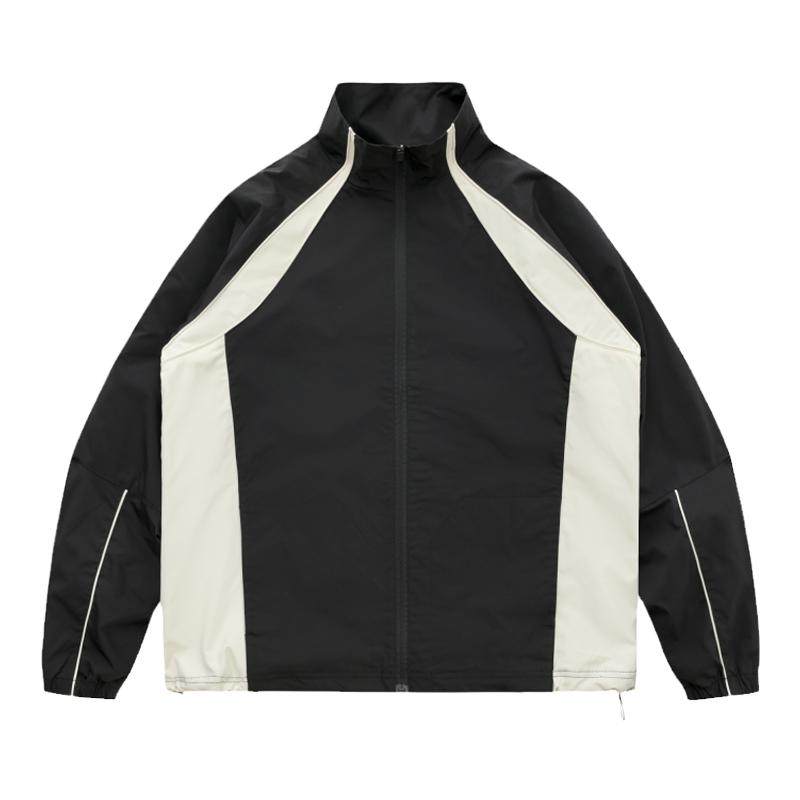 Purey Jacket 24SS城市机能廓形拼色潮流尼龙伞兵教练夹克外套