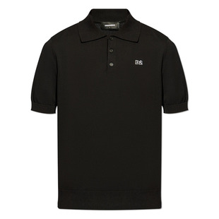 DSQUARED2 D2次方 男士修身弹力针织短袖POLO衫 S74HA1452 D13018