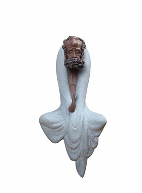 紫砂达摩人物佛像电视柜创意陶瓷