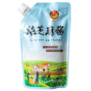 天中古味纯芝麻酱袋装正宗热干面火锅麻辣烫专用麻酱石磨工艺麻汁