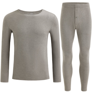 商场同款MYBODY冬季新款男士保暖套装舒适山羊绒基础贴身保暖内衣