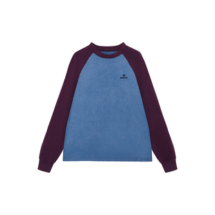 【SHUSHUTONG】拼色圆领长袖T恤上衣 26SS春夏新款 浅川买手店