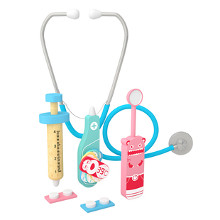 儿童听诊器玩具仿真过家家医生玩具听筒小护士扮演打针工具男女孩