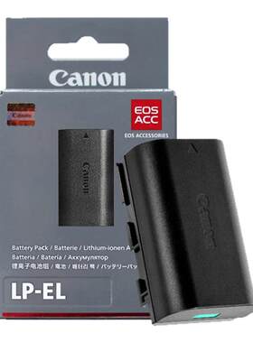 Canon/佳能LP-EL原装电池EL5 EL-1闪光灯锂电池微单反相机外置机顶热靴EL-5 EL1电池充电器原厂LPEL摄影灯