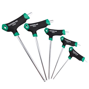 拓森内六角扳手套装省力T型丁字六棱带手柄螺丝刀T形拐杖型内六方