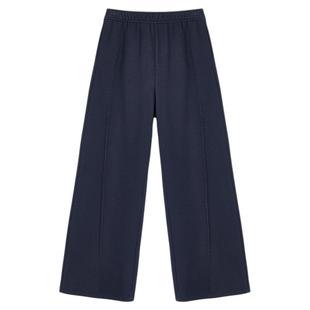 佧茜文加绒直筒裤2025冬季新款日常通勤立体线条舒适保暖棉质长裤