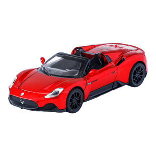 合金敞篷玛莎拉蒂mc20车模超级跑车儿童玩具模型可开门回力小汽车