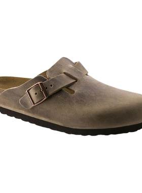 BIRKENSTOCK勃肯涂油皮包头拖鞋