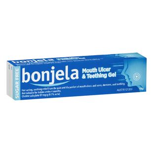 【自营】澳洲Bonjela保治灵口腔溃疡凝胶15g牙龈肿痛上火起泡拜耳